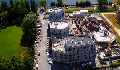 La construction d'un appartement neuf